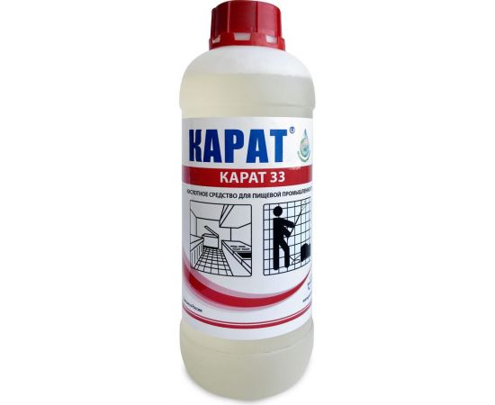 Концентрированное кислотное пенное моющее средство Карат 1 л 4607002304424 
