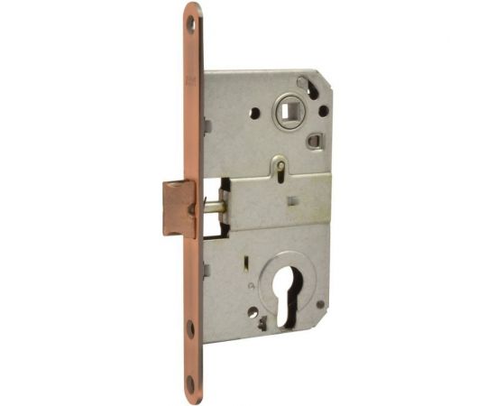 Корпус замка НОРА-М М25-85 мм ст.медь, под цилиндр 9625 