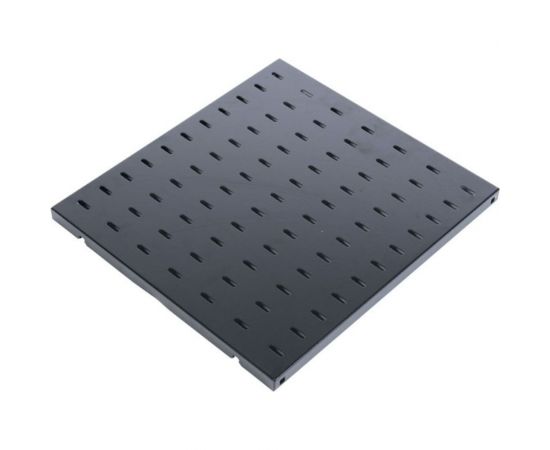 Перфорированная полка ЦМО, глубина 750 мм, черная СВ-75-9005 