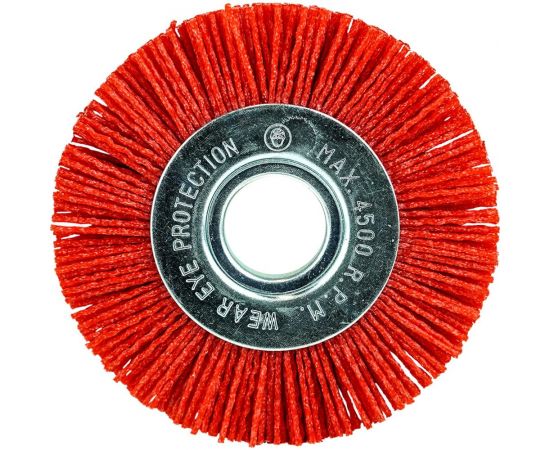 Кордщётка дисковая 100 мм, абразивный нейлон 1.2 мм, P80, посадка 22.23 мм Berger BG BG1739 