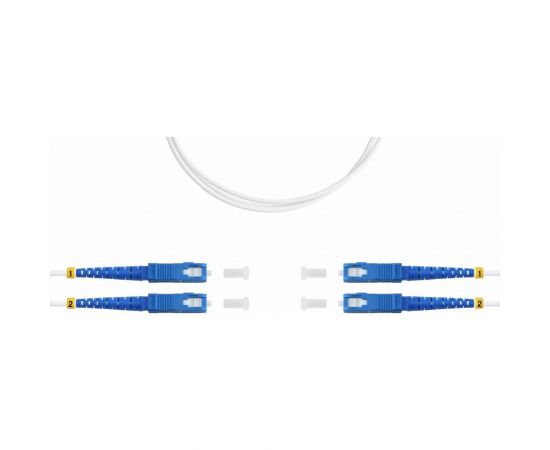 Оптический двойной шнур FOPS (патч-корд дуплекс) DX-SC/UPC-SC/UPC-9/125-2.0-LSZH-3m 120 