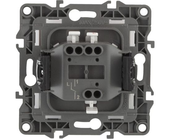 Выключатель ЭРА 12-1101-06 10АХ-250В, IP20, 12, чёрный Б0014626 – изображение 2