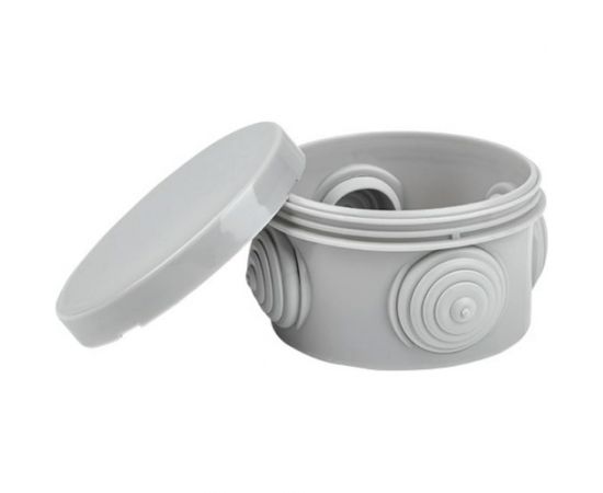 Распаячная коробка EKF КМР-040-038 с крышкой наружная 4 мембранных ввода IP54 розничный стикер plc-kmr-040-038-r – изображение 2