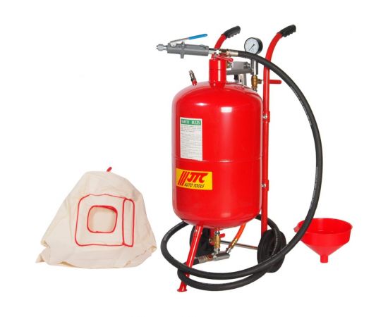 Пескоструйный аппарат JTC шланг 1/2, макс. давление 250 PSI, объем 38 л JTC-5324 – изображение 2