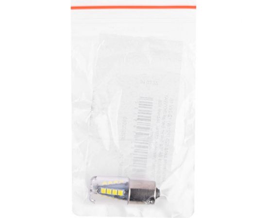Автолампа SKYWAY диод, S25 (P21W), 12-24 В, 16 SMD диодов, BA15s, 1-конт., белая S08202085 – изображение 2