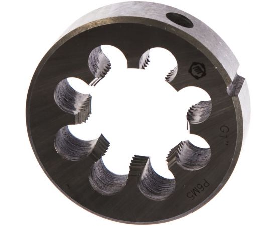 Плашка, трубная цилиндрическая G 1 дюйм Р6М5 ТМ Туламаш 143397 – изображение 2