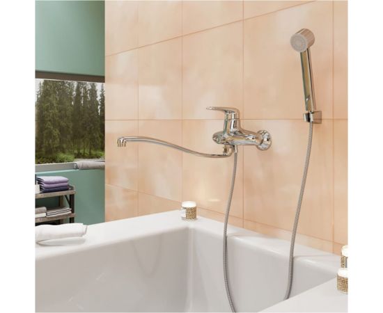 Смеситель для ванны и умывальника mixline ML08-02 522148 – изображение 2