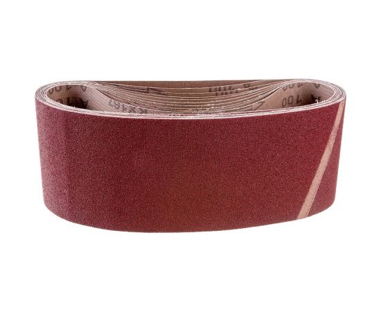 Лента абразивная бесконечная (10 шт; 100x610 мм; Р100; тканевая) Orientcraft OCE100610100 – изображение 3