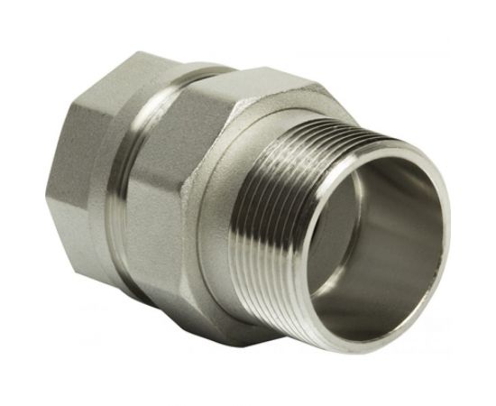 Переходник VRT со сгоном 1 1/2, прямой, никель 511809 – изображение 3