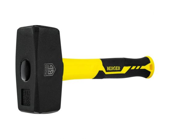 Кованая кувалда Berger BG 1500 г., фиберглассовая рукоятка BG1517 – изображение 3
