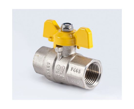 Шаровой кран для газа PROFACTOR PF GAS ручка бабочка, в/в 1/2 дюйма PF GBV 333 – изображение 3