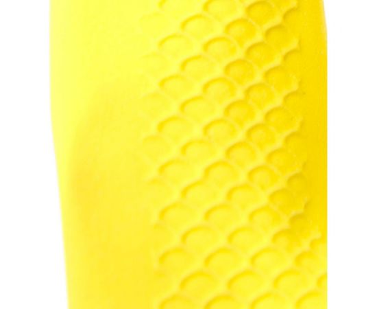Латексные многоразовые перчатки HQ Profiline, желтые, р-р L 73587 – изображение 3