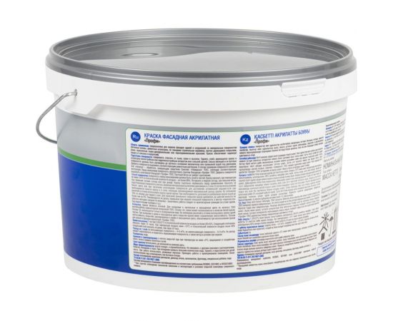 Фасадная акрилатная краска Текс профи база D 9 л 25904 – изображение 3