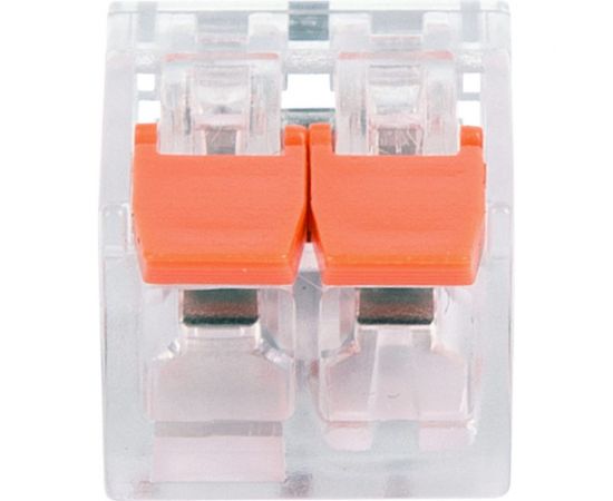 Соединительная 2-проводная клемма REXANT с рычажком 0,14-4 мм2 прозрачная 5 шт 07-5206 – изображение 4