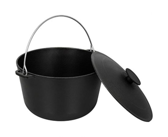 Чугунный казан BOYSCOUT с крышкой, 10 л 61545 – изображение 4