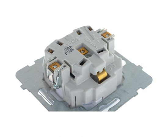 Розетка Ospel Sonata 1-ая с/з IP44, с крышкой, Schuko со шторками, без рамки, белый GPH-1RSP/m/00/d – изображение 4