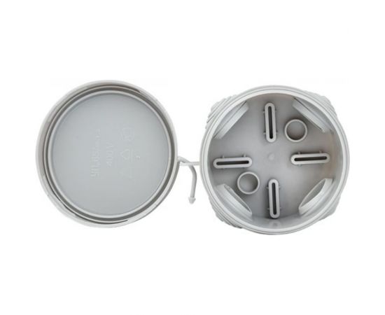 Распаячная коробка EKF КМР-040-038 с крышкой наружная 4 мембранных ввода IP54 розничный стикер plc-kmr-040-038-r – изображение 4