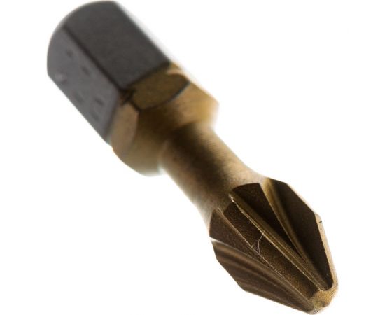 Биты фрезерованные TiN-half (10 шт; Pz2; 25 мм) D.BOR D-THT-PZ02-025-010 – изображение 5