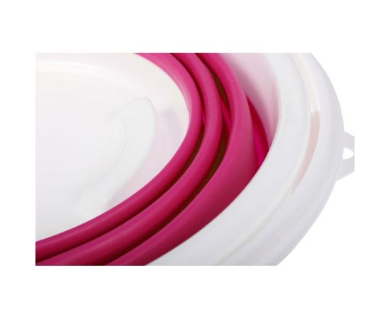 Складное круглое ведро BRADEX 10 л, розовое TD 0555 – изображение 5