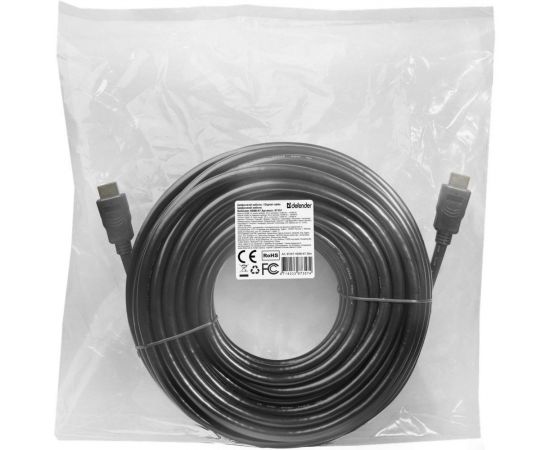 Цифровой кабель Defender HDMI-67 HDMI M-M, ver 1.4, 20м пакет 87357 – изображение 6