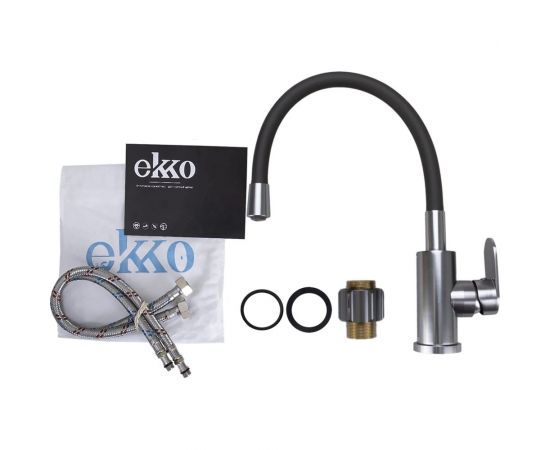 Смеситель для кухни Ekko черный E4264-8 – изображение 6