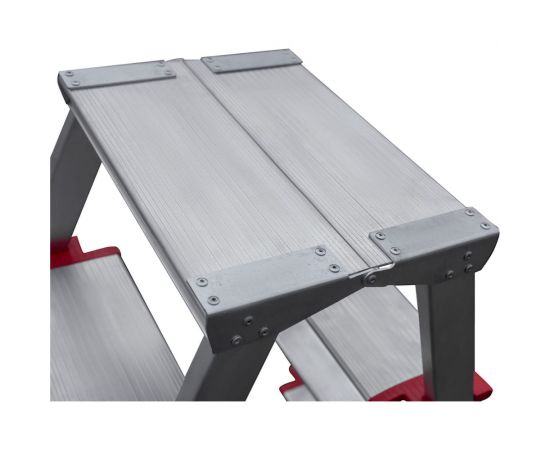 Двухсторонняя стремянка Новая Высота NV500 6 ступеней 5120206 – изображение 7