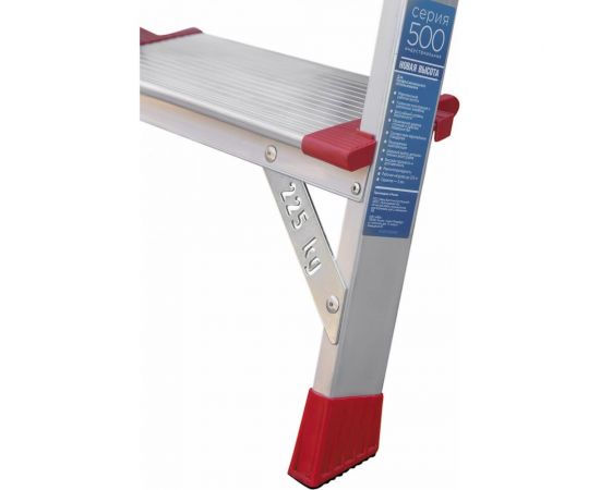 Двухсторонняя стремянка Новая Высота NV500 6 ступеней 5120206 – изображение 8