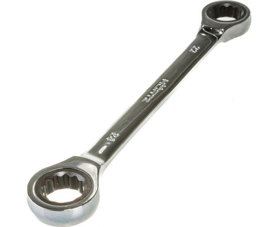 Накидной двусторонний ключ HORTZ 22х24 трещ. хромированный HOR 118861 