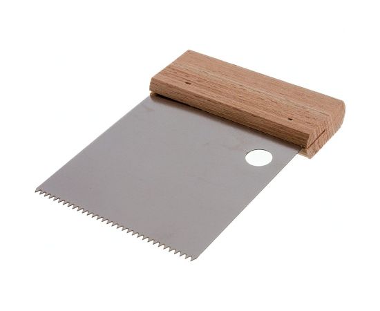 Шпатель ШАБАШКА д��я клея прямой 80 мм s3 зуб 2,5x2 мм 0021-019 227611 