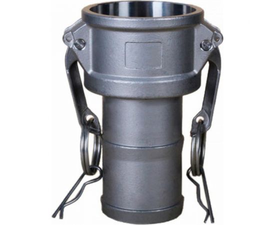 Камлок тип С (розетка с хвостовиком; 100 мм-4""; нержавеющая сталь) TITAN LOCK TL400CSS 