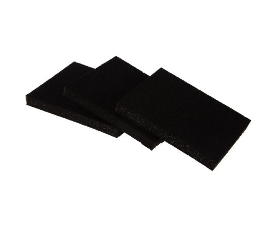 Губки шлифовальные мягкие (125х100х10 мм,3 шт., P60/80, P60/100, P80/120) КЕДР 062-0003 