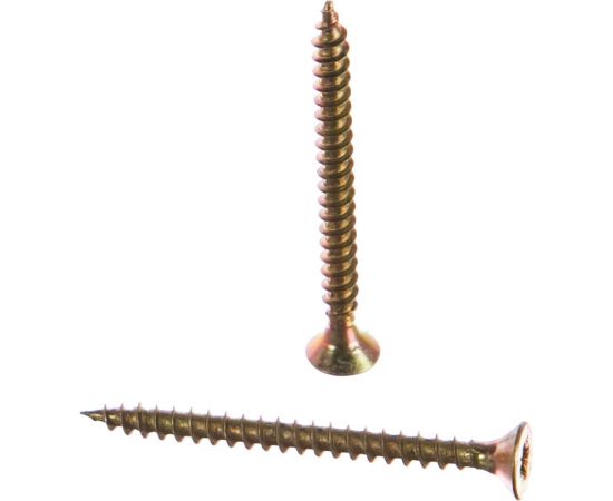 Универсальный саморез по дереву КрепСтройГрупп 3х35 желтый цинк, 500 шт. 145417 