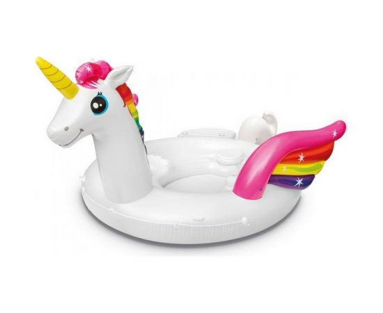 Надувной остров Intex Единорог 503х335х173 см 57266 