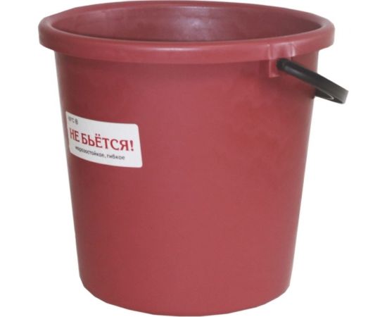 Ведро Мультипласт Групп ЗИМА 10 л, красное MPG8416 