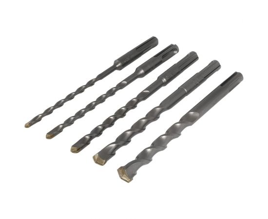 Набор буров по бетону SDS-Plus (5 шт; 5-12 мм) для перфоратора МастерАлмаз 10501119 