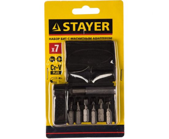 Набор бит 7 предметов STAYER 26082-H7 – изображение 2