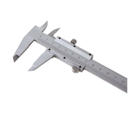 Нониусный штангенциркуль DeBever 125 мм 0.05 мм тип I, ГОСТ 166-89 со сборной рамкой DB-S-VC12505 – изображение 2