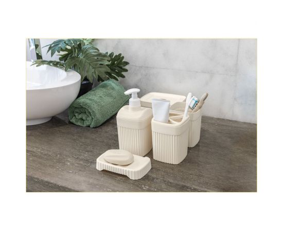 Мыльница Бытпласт Velvet 138х87х25 мм, бежевый 433239607 – изображение 2