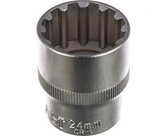 Универсальная торцевая головка 1/2, 24мм, Cr-V, SPLINE КОБАЛЬТ 643-668 – изображение 2
