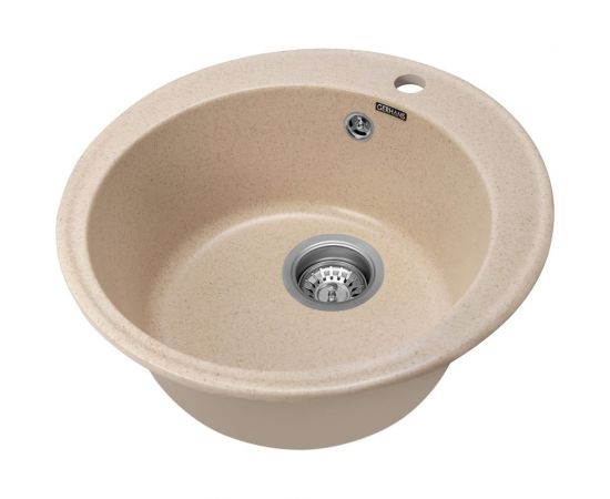 Кухонная мойка Gerhans A 05 20 БЕЖЕВЫЙ /БЕЛАРУСЬ/ 475х475 мм А05-20 – изображение 2