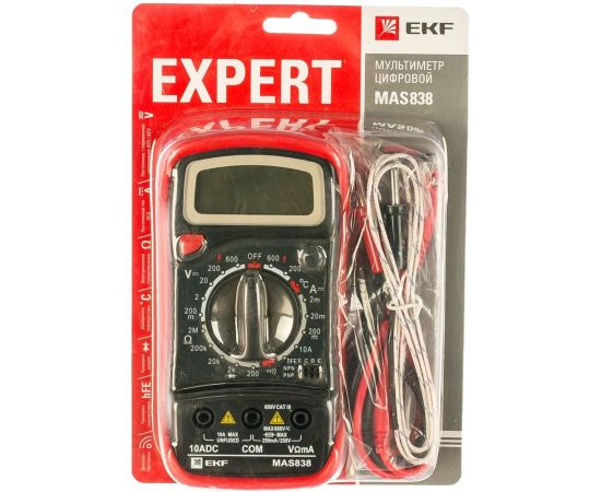 Цифровой мультиметр EKF MAS838 Expert SQIn-180701-pm838 – изображение 3