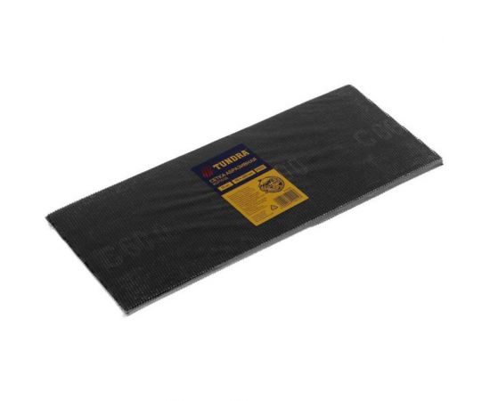 Сетка абразивная водостойкая (10 шт; 115х280 мм; Р600; корунд) TUNDRA 4710215 – изображение 3