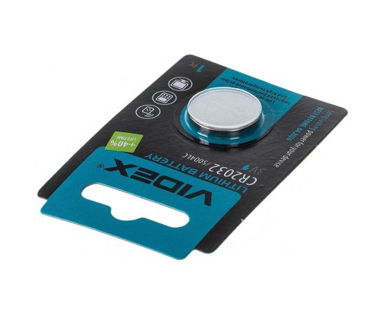Элементы питания Videx Lithium CR2032 BL-1 VID-CR2032-1BL – изображение 4