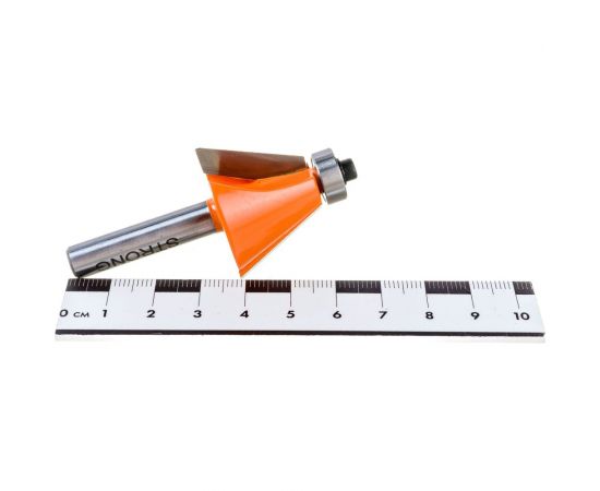 Фреза по дереву кромочная конусная 22.5 градусов (31х23 мм; хвостовик 8 мм) Strong СТФ-10240031 – изображение 4