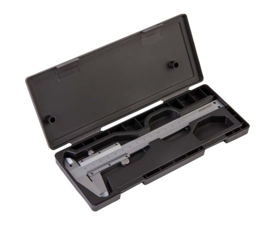 Нониусный штангенциркуль DeBever 125 мм 0.05 мм тип I, ГОСТ 166-89 со сборной рамкой DB-S-VC12505 – изображение 4