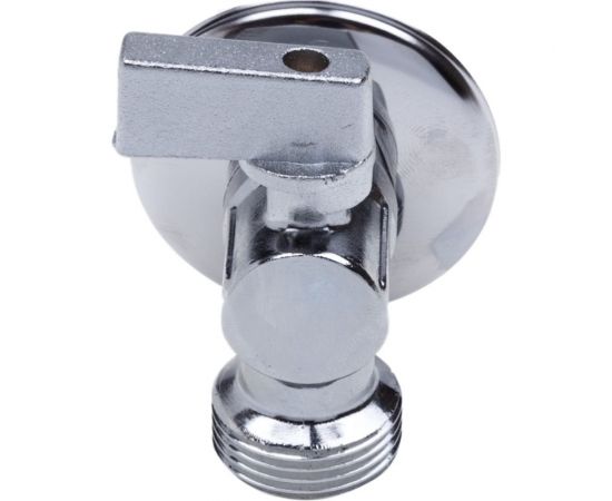 Шаровой кран AQUALINK угловой, с обратным клапаном 1/2 нар-3/4 нар Cr B 3971 – изображение 5