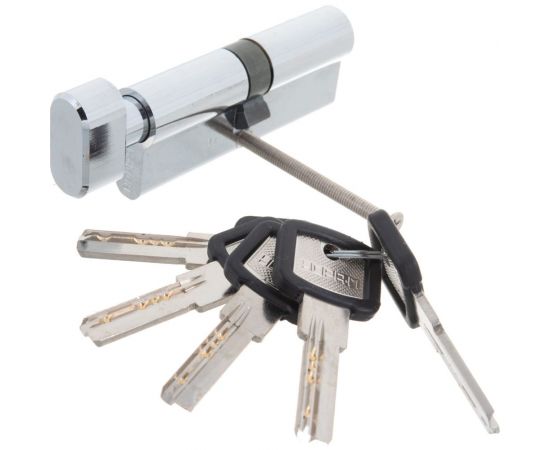 Цилиндровый механизм НОРА-М ЛПУВ-80 40-40 хром Х 5365 – изображение 7