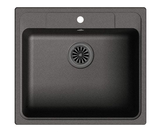 EWIGSTEIN Мойка кварц Elegant 60 1-чаша 570*510мм черный E- 60 черный 