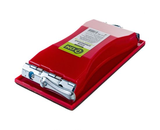 Шлифовальный брусок с зажимом ON 10,5x21см 19-01-004 