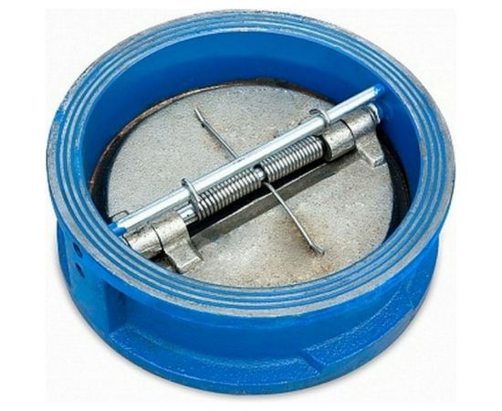 Обратный клапан Ci Ду100 Ру16 двухдисковый межфланцевый чугунный 1021532 